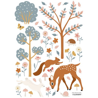Wandsticker - Waldtiere & Hirsche Wandsticker - Waldtiere & Hirsche