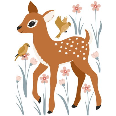 Wandsticker - Junger Hirsch Wandsticker - Junger Hirsch