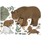 Wandsticker - Bärenfamilie