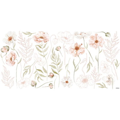 Wandsticker - Tanzende Blumen Wandsticker - Tanzende Blumen