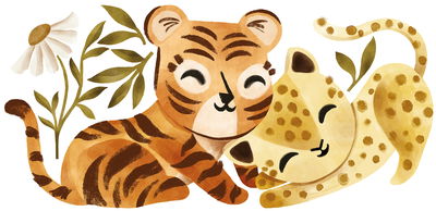 Wandsticker - Tiger & Cheetah Wandsticker - Tiger & Cheetah
