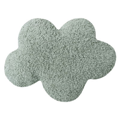 Waschbares Kissen Wolke Blau Salbei Waschbares Kissen Wolke Blau Salbei