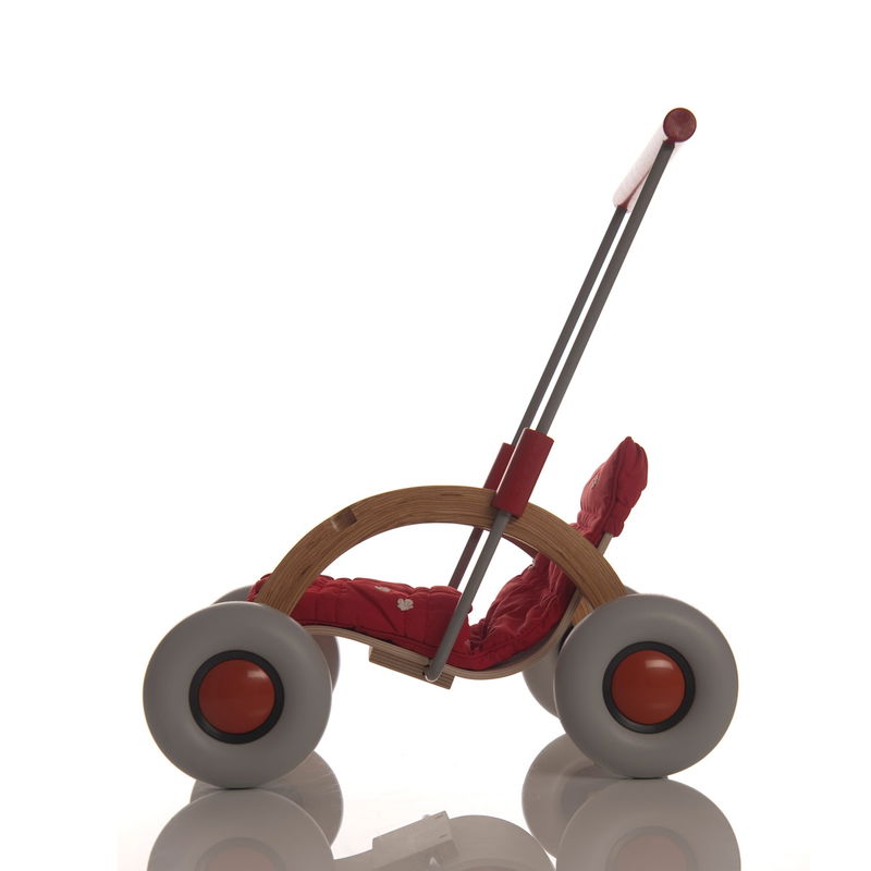 Der Puppenwagen hat höhenverstellbare Griffe. Der Puppenwagen hat höhenverstellbare Griffe.