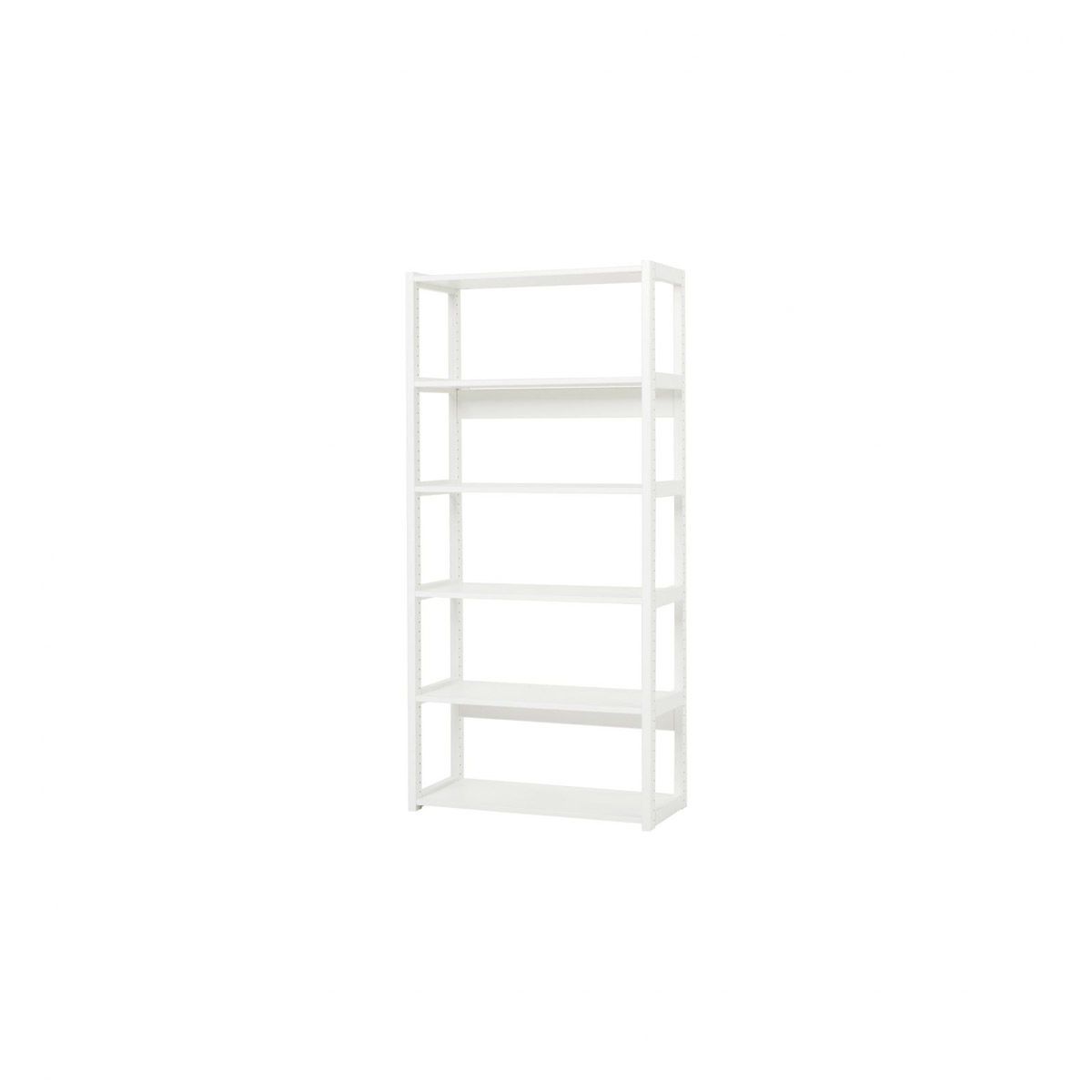 Hoppekids Storey Regal 1-teilig weiß 80 cm Breite, mit 6 Regalbrettern