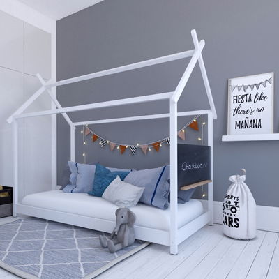 Hausbett und Bodenbett Hanna weiß Hausbett und Bodenbett Hanna weiß