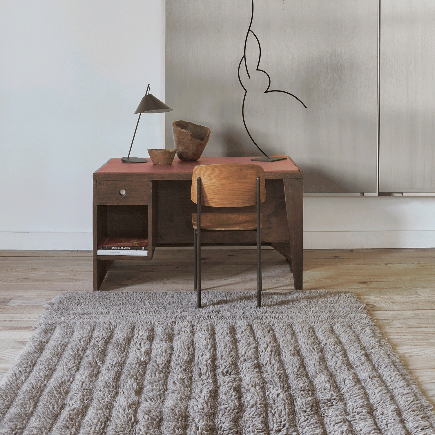 Teppich Woolable Rug Dunes - Sheep Grey L Teppich Woolable Rug Dunes - Sheep Grey L