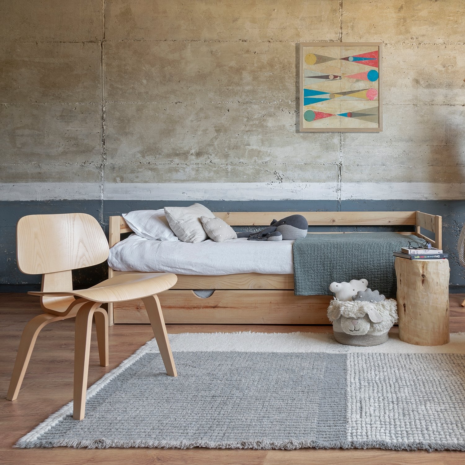 Teppich&#x20;Woolable&#x20;Kaia&#x20;Smoke&#x20;Blue,&#x20;120x170&#x20;cm