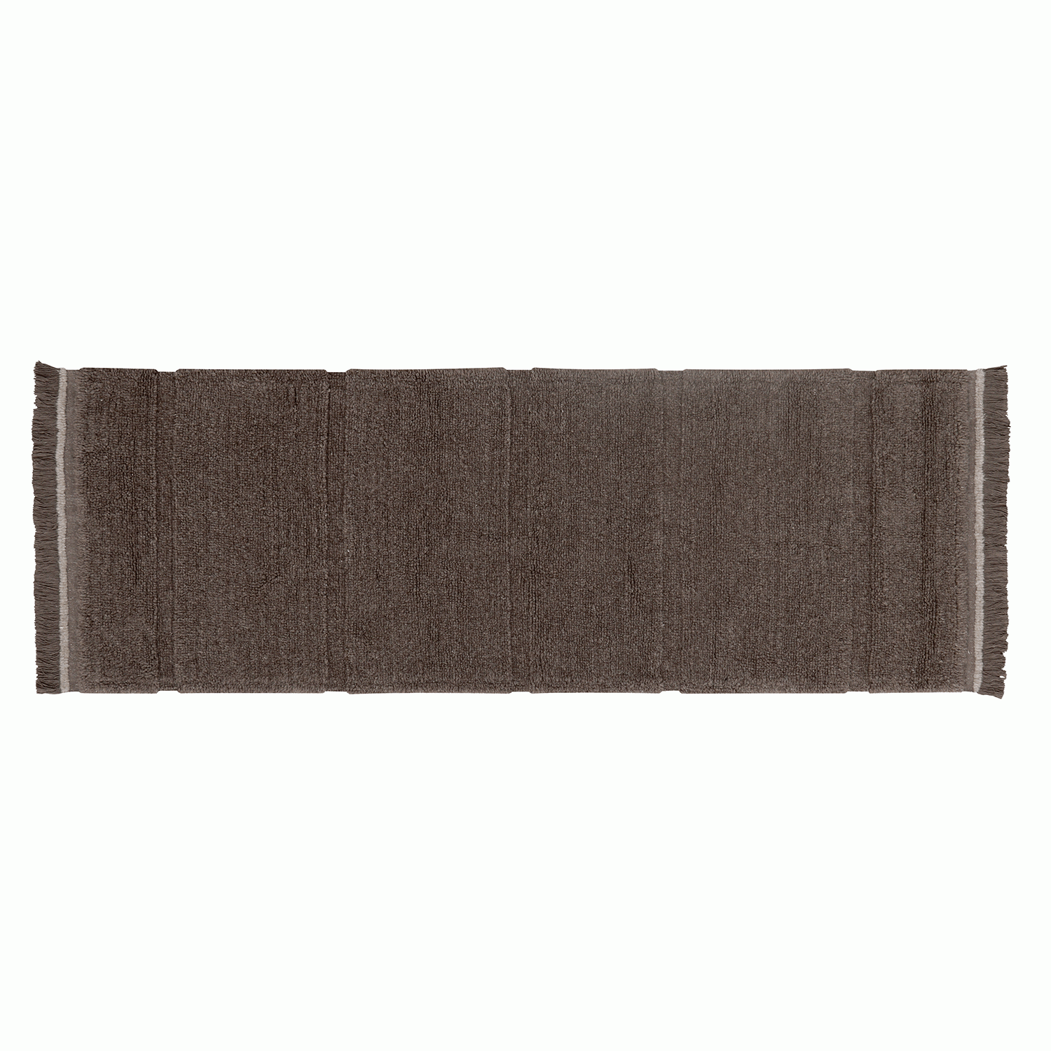 Teppich Woolable Rug Steppe - Sheep Brown Runner Teppich Woolable Rug Steppe - Sheep Brown Runner