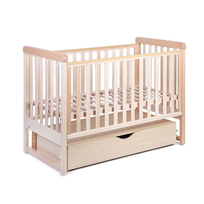 Babybett YappyMove Natur, 120 x 60 cm mit Schaukelfunktion Babybett YappyMove Natur, 120 x 60 cm mit Schaukelfunktion